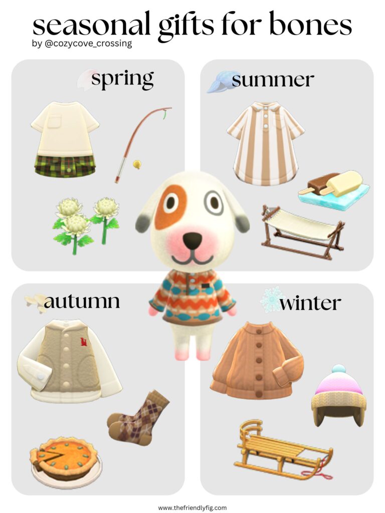 Animal Crossing villager gift guide: Bones