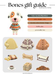 Animal Crossing villager gift guide: Bones