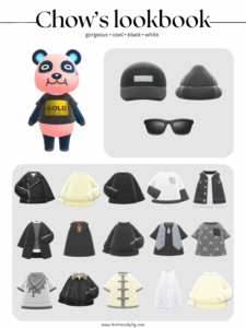 ACNH Chow Style Lookbook