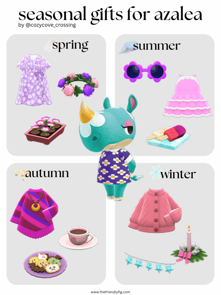 Animal Crossing villager gift guide: Azalea