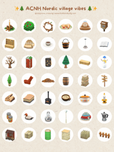 ACNH Nordic Village Item Guide