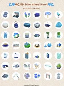 ACNH Blue Item Guide