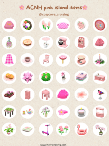 ACNH Pink Item Guide