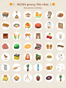 ACNH Groovy 70s Item Guide