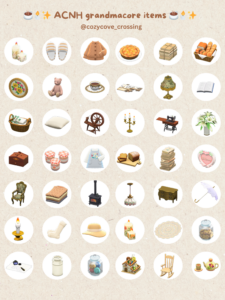 ACNH Grandmacore Item Guide