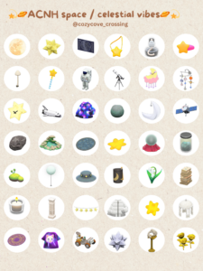 ACNH Space Celestial Item Guide
