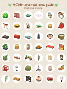 ACNH Oriental Item Guide
