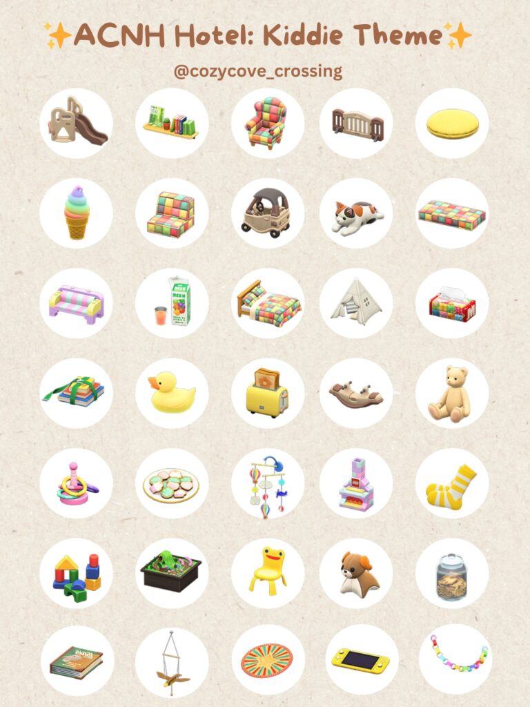 ACNH Hotel Theme: Kiddie