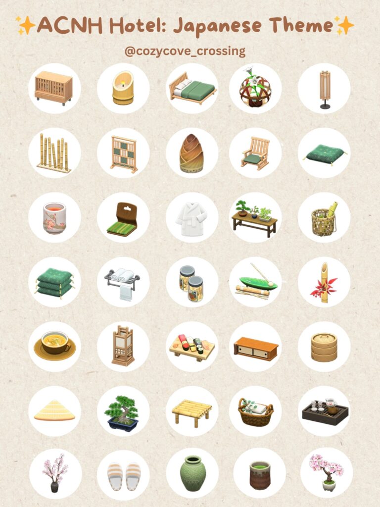 ACNH Hotel Theme: Japanese
