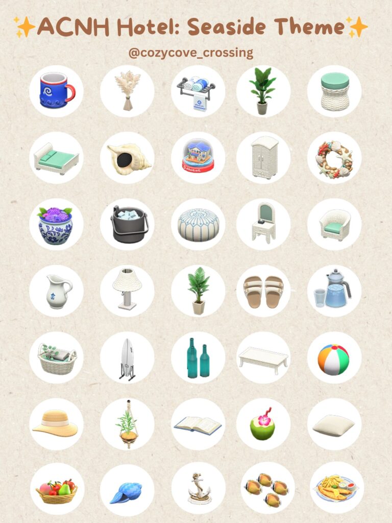ACNH Hotel Theme: Seaside