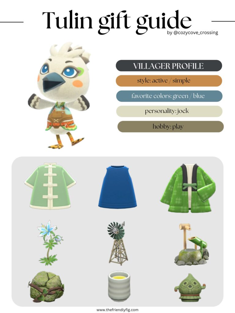 ACNH Tulin Gift Guide
