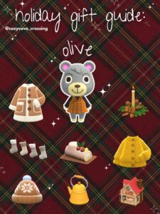 ACNH Olive Toy Day Gifts