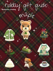 ACNH Maple Toy Day Gifts