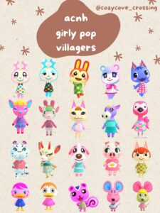 ACNH Girly Pop Villagers