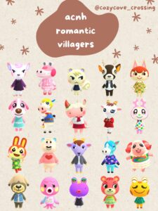 ACNH Romantic Villagers