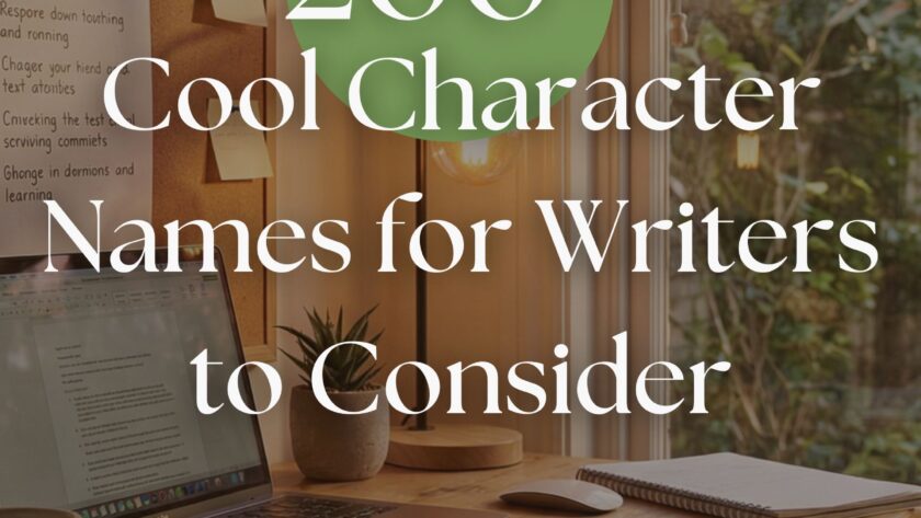 200+ of the Coolest Character Names for Writers to Consider