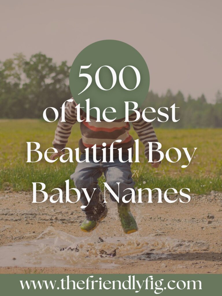 500 of the Best Beautiful Boy Baby Names
