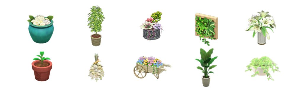 ACNH Cottagecore Plants