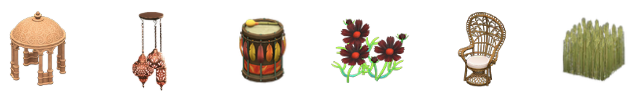 animal crossing boho items