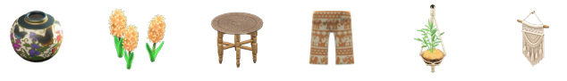 animal crossing boho items