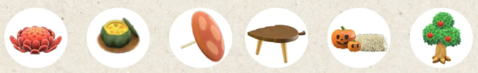 fall animal crossing items