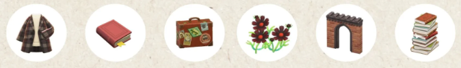 dark academia animal crossing items