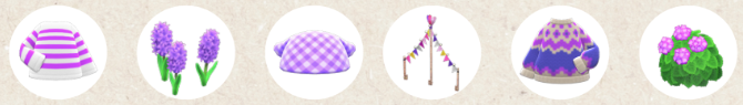 purple animal crossing items