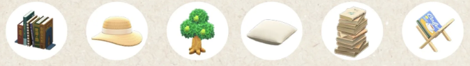 bookish animal crossing items