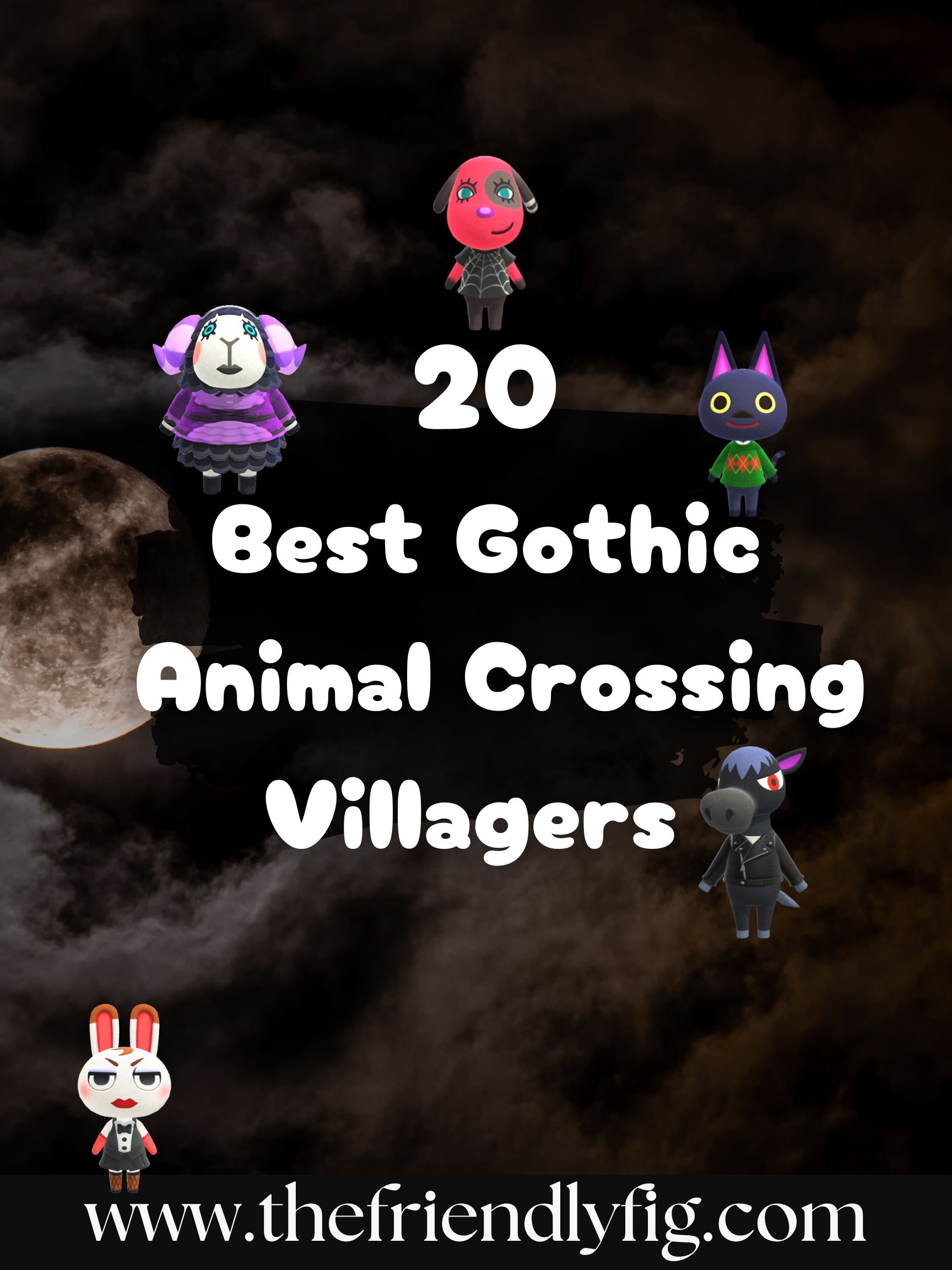 20 Best Animal Crossing Villagers for a Gothic Island