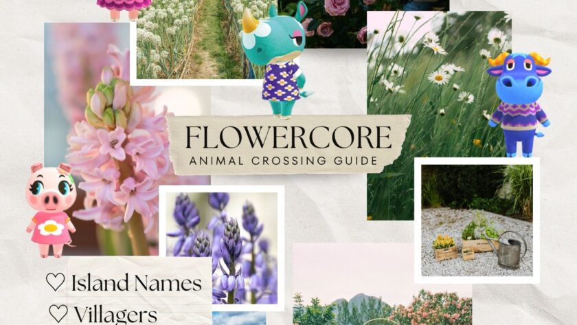 Flowercore Animal Crossing Island Ideas (Names, Villagers, Items)