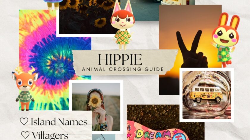 Hippie Animal Crossing Island Ideas (Names, Villagers, Items)