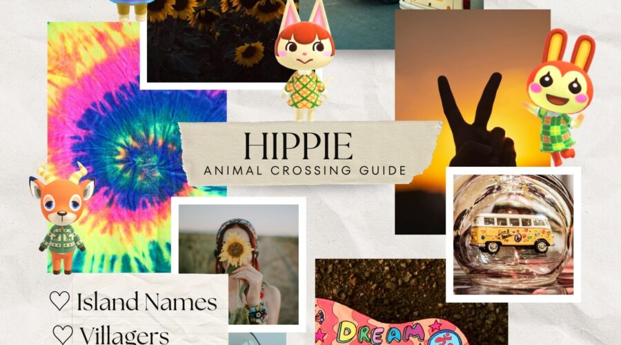 Hippie Animal Crossing Island Ideas (Names, Villagers, Items)