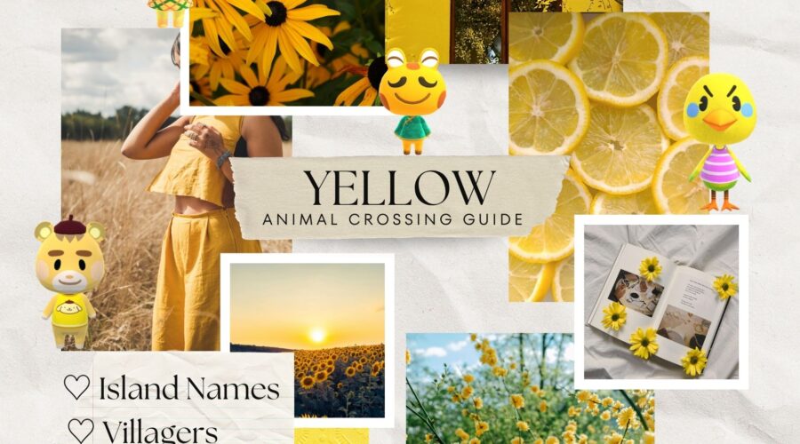 Yellow Animal Crossing Island Ideas (Names, Villagers, Items)