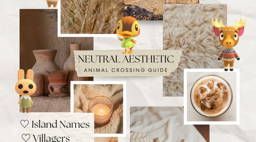 Neutral Animal Crossing Island Ideas (Beige & Cozy Aesthetic)