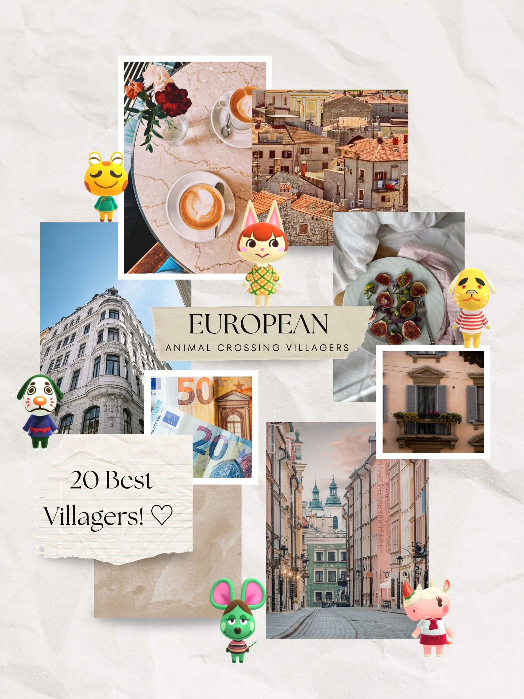 20 Best Animal Crossing Villagers for a European Island