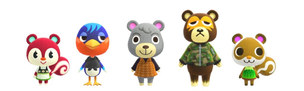 forestcore animal crossing villagers