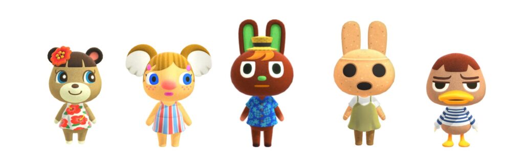 coastal animal crossing villagers