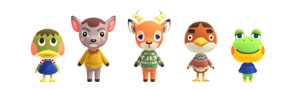 forestcore animal crossing villagers