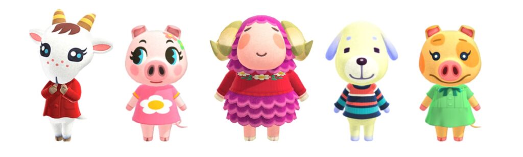 acnh spring villagers