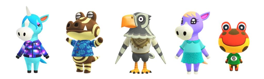 enchanted forest animal crossing villagers