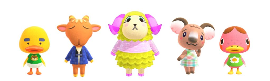 acnh spring villagers