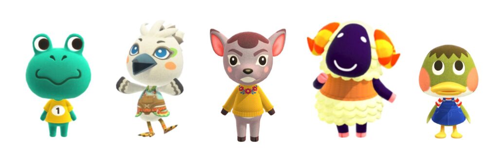 enchanted forest animal crossing villagers