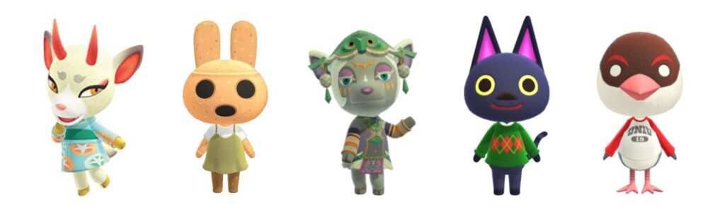 enchanted forest animal crossing villagers