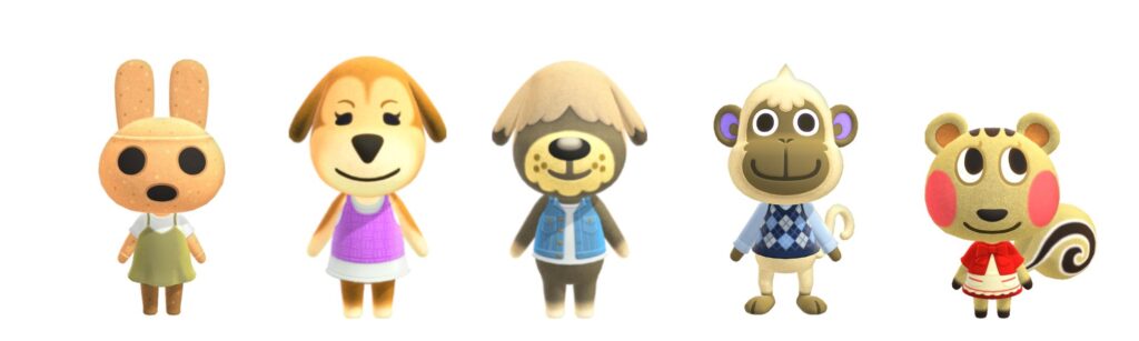 neutral animal crossing villagers