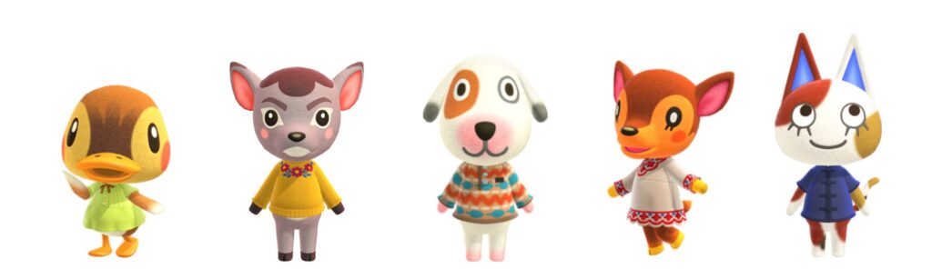 neutral animal crossing villagers