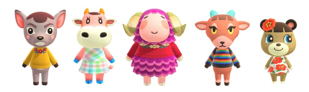 flowercore animal crossing villagers