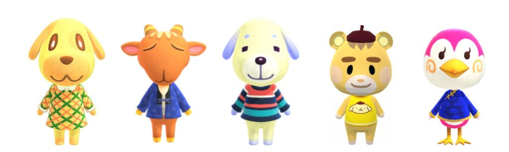 flowercore animal crossing villagers