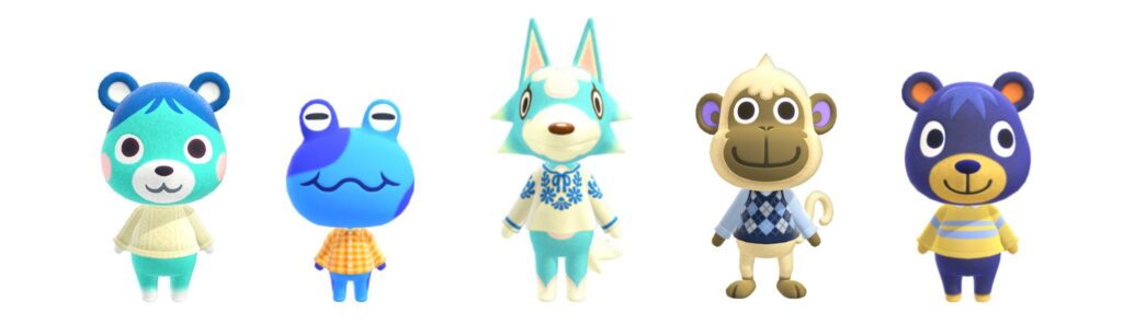 coastal animal crossing villagers