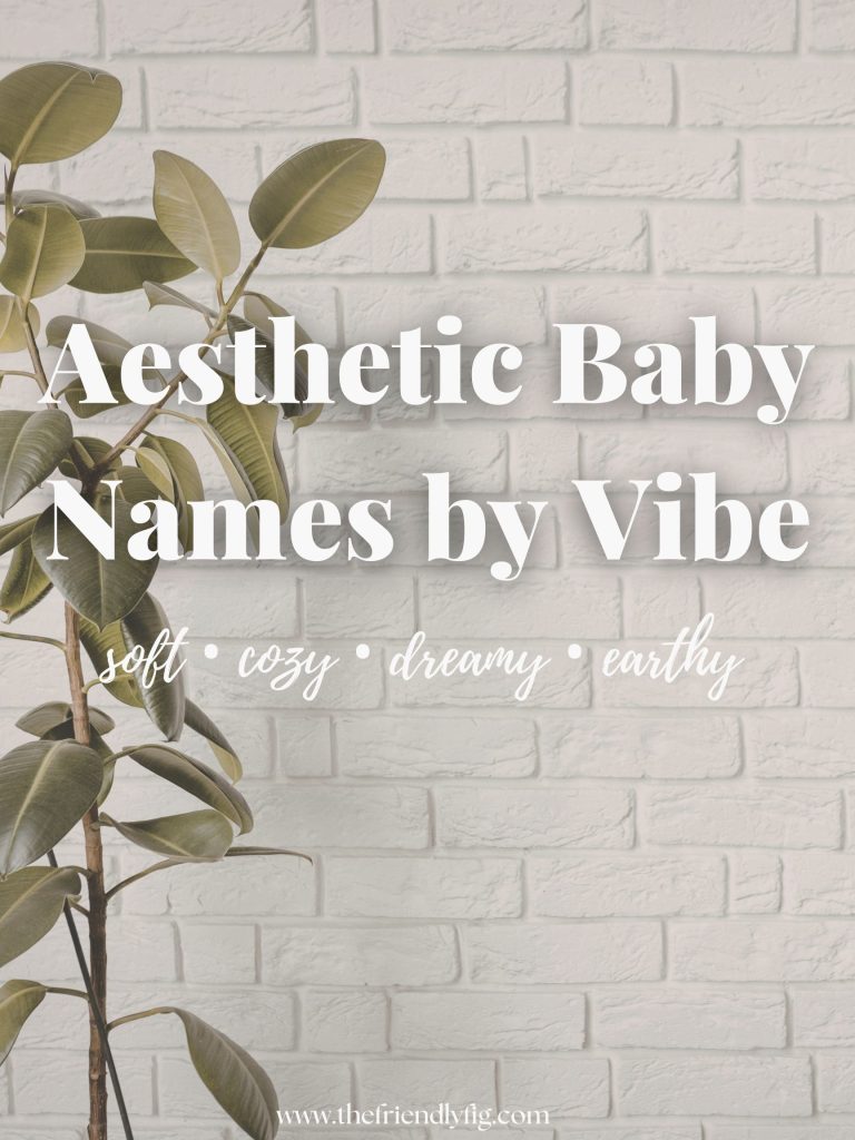 Aesthetic Baby Names by Vibe: Soft, Cozy, Nature & More