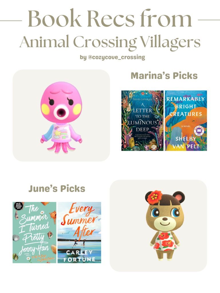 animal crossing villager book recommendations